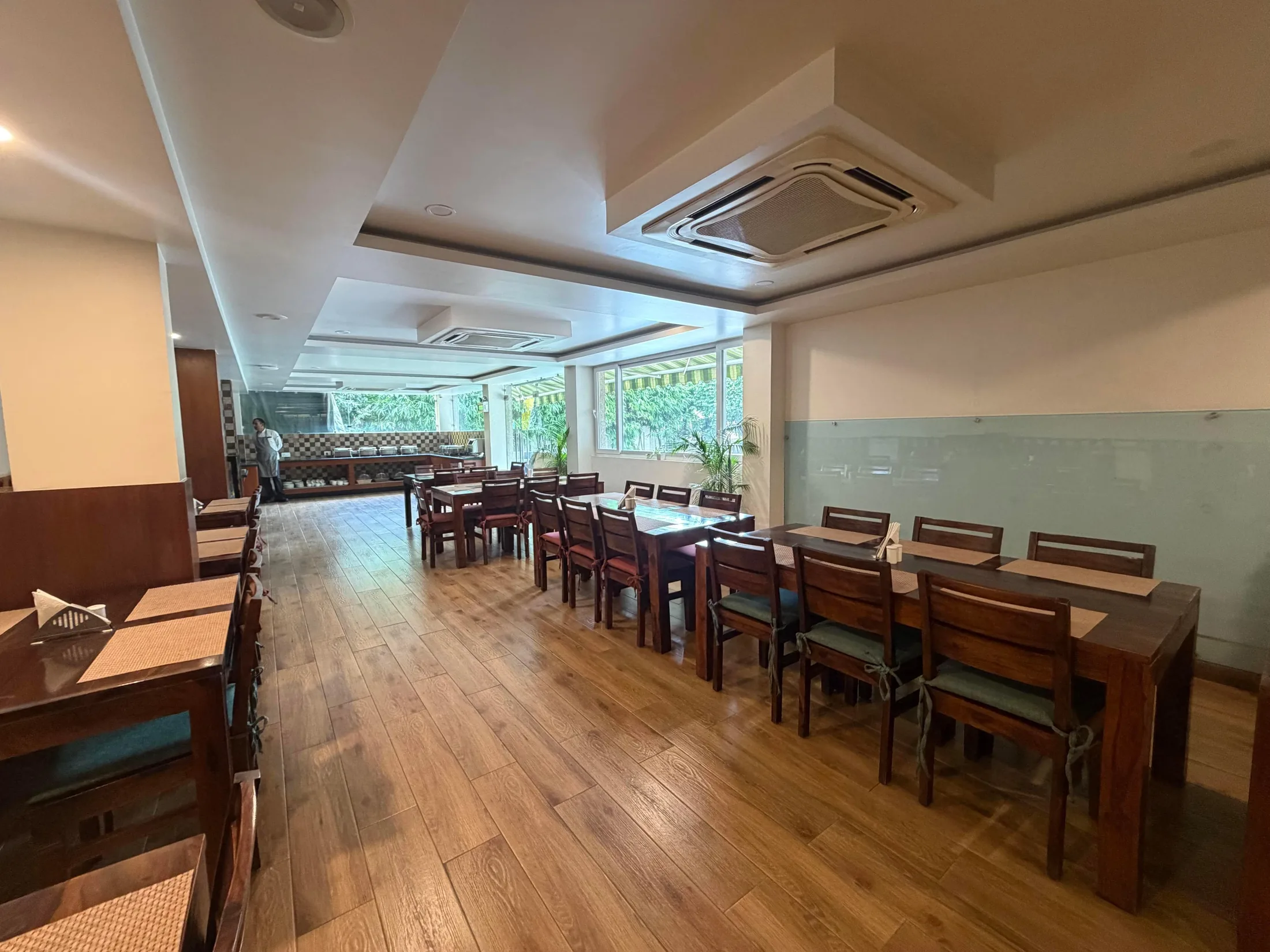 Dining room at Holy River Hotel